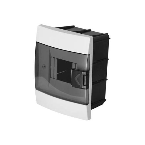 Tableau électrique encastrable 4 modules (1x4) IP40 étanche blanc porte fumée HOROZ