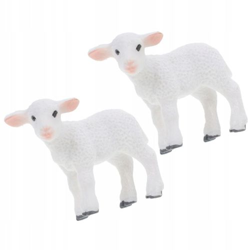 Décoration Agneau Bébé Jouets Animaux Mini 2 Pcs