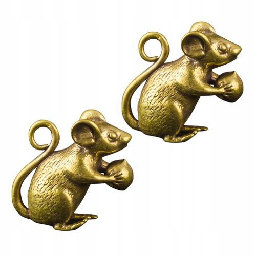 Décoration de bureau, voiture, jouet, mini-peluche, souris, lot de 2