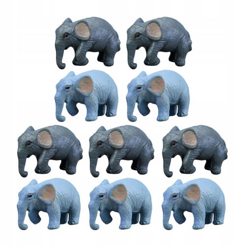 FIGURINE MINIATURE DÉCORATION DE GÂTEAU ANIMAUX SIMULATION DE DESSIN ANIMÉ ÉLÉPHANT