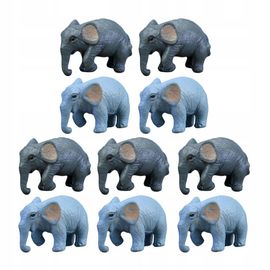 FIGURINE MINIATURE DÉCORATION DE GÂTEAU ANIMAUX SIMULATION DE DESSIN ANIMÉ ÉLÉPHANT