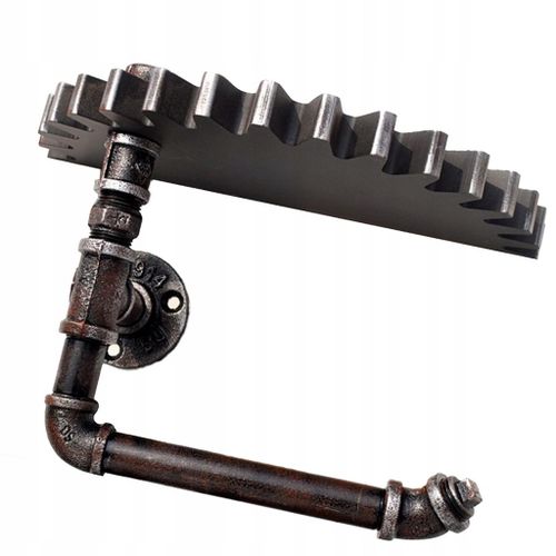 Étagère Vintage, Patère Murale, Porte-Manteau, Décoration