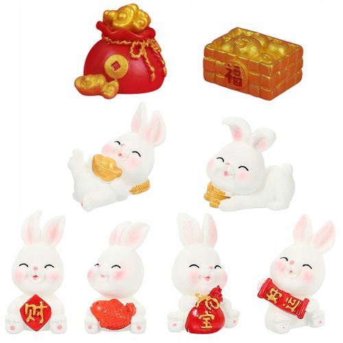 JOUETS DE LAPIN DÉCORATION MIGNONNE DÉCORATIONS DE LAPIN