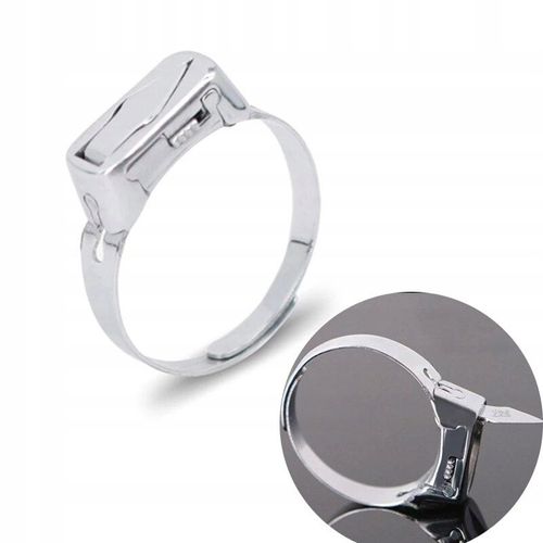 Bague D'autodéfense En Acier Titane Invisible Dans