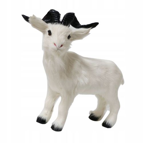 Figurine de chèvre en peluche Mouton artificiel amb L