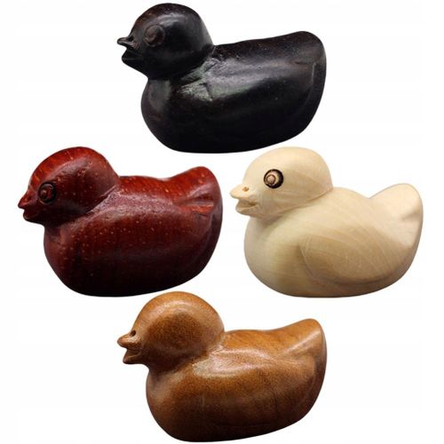 ANIMAUX MINI CANARDS STATUE DE CANARD EN BOIS ANIMAUX CANARD