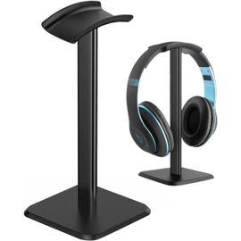 Support Casque,Base lestée,Support Casque Gamer Amovible avec Silicone Antidérapant TPU pour Toutes Les Tailles de Casque