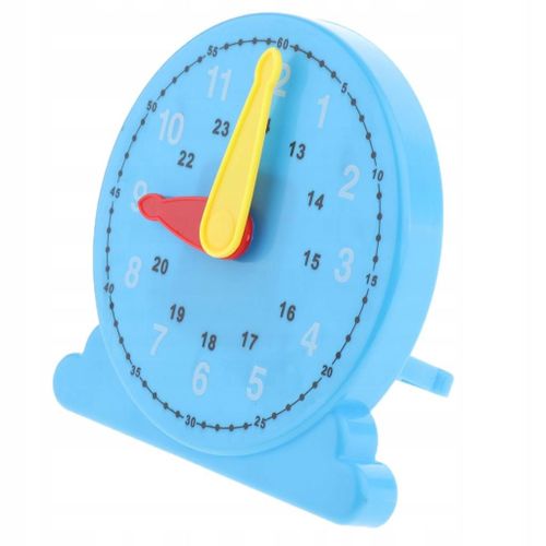 Apprendre à lire l'heure Horloge éducative - aiguille graduée et mobile