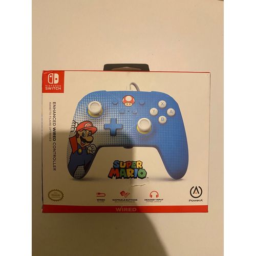 Manette Filaire Nintendo Switch Super Mario