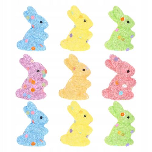Décorations de gâteaux féeriques, animal en peluche, lapin, jouet en mousse pour baby shower