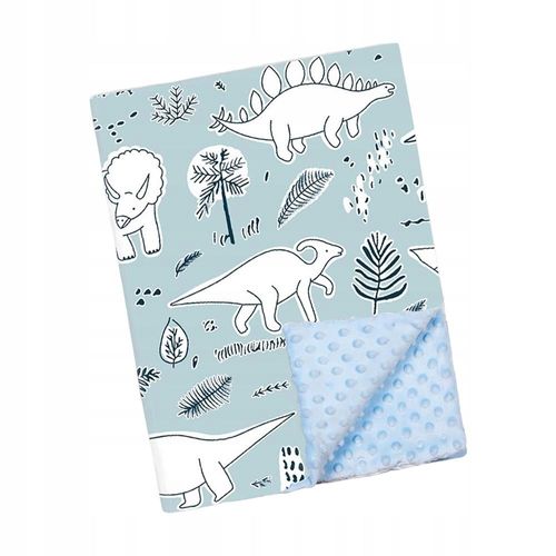 Couverture Bébé Douce À Pois, Motif Dinosaure