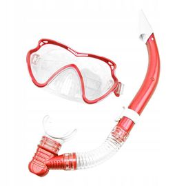 Housse De Masque De Plongée Avec Tuba, Équipement De Plongée Avec Tuba, Rouge