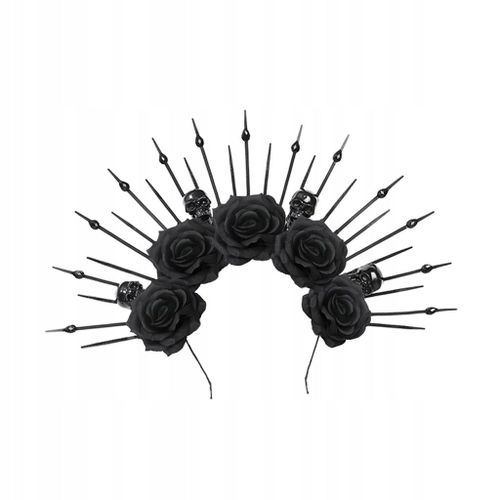Bandeau À Fleurs Pour Halloween, Couvre-Chef, Couronne De Fleurs Pour Filles