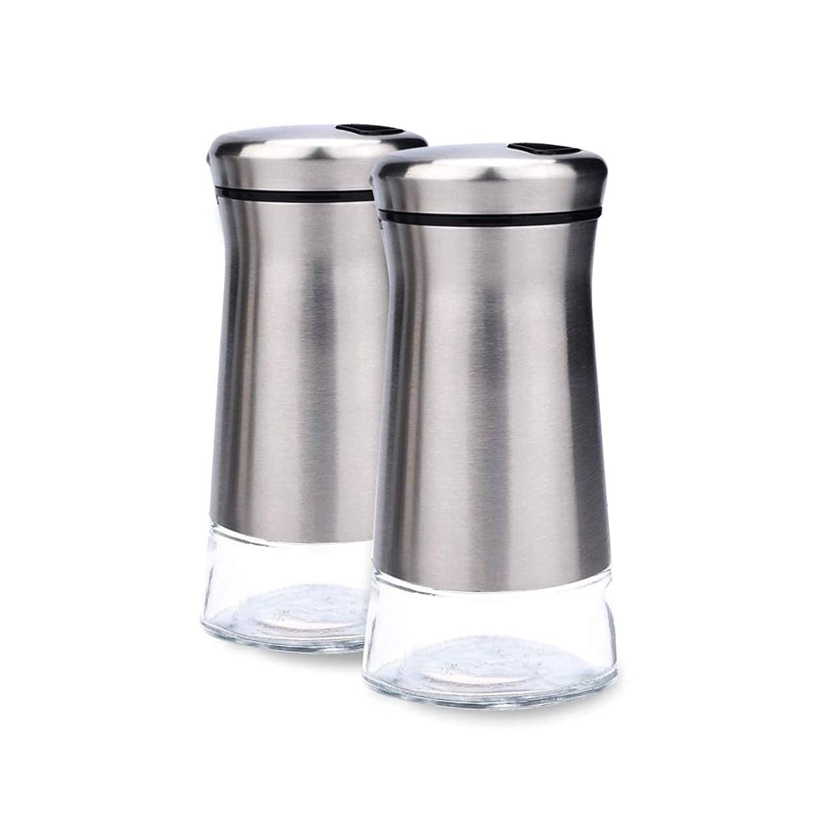 Ensemble De SaliRes Et PoivriRes En Acier Inoxydable Ave...