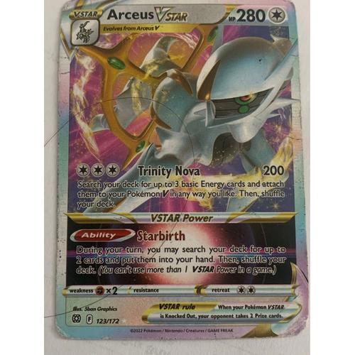 Carte Pokémon Arceus Vstar Hp280