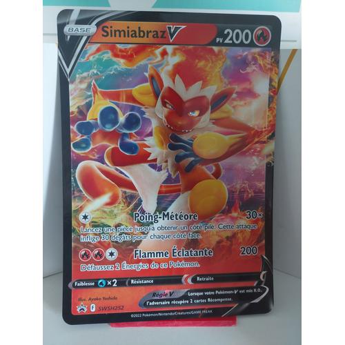 Carte Pokémon Jumbo Simiabraz V Swsh252 Promo