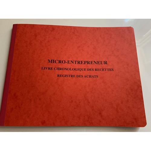 Cahier Micro Entrepreneur Exacompta