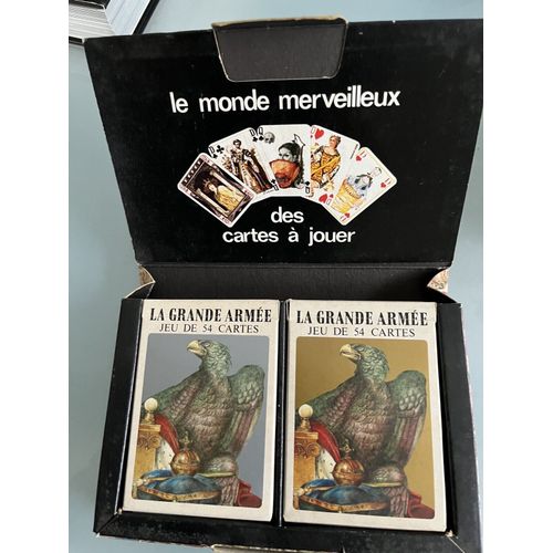 Coffret Avec 2 Jeux De Cartes "La Grande Armee"