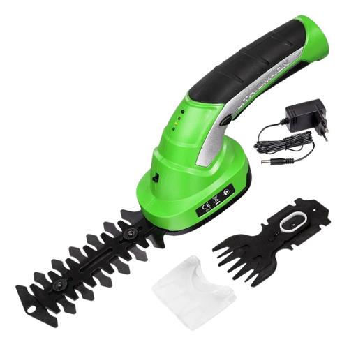 Taille|haie sans fil 2|EN|1 HEDGER | VENTEO | Taille bordure et gazon | Batterie rechargeable | Lames interchangeables | Poignée ergonomique | Lame d'élagage et de tonte | Kit d'entretien du jardin