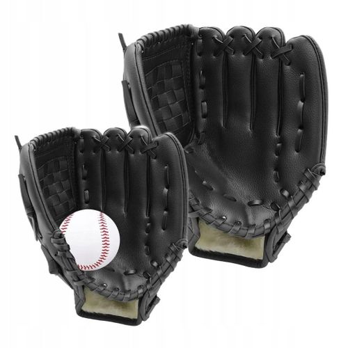 Gants De Baseball Pour Adultes Et Enfants, Noirs
