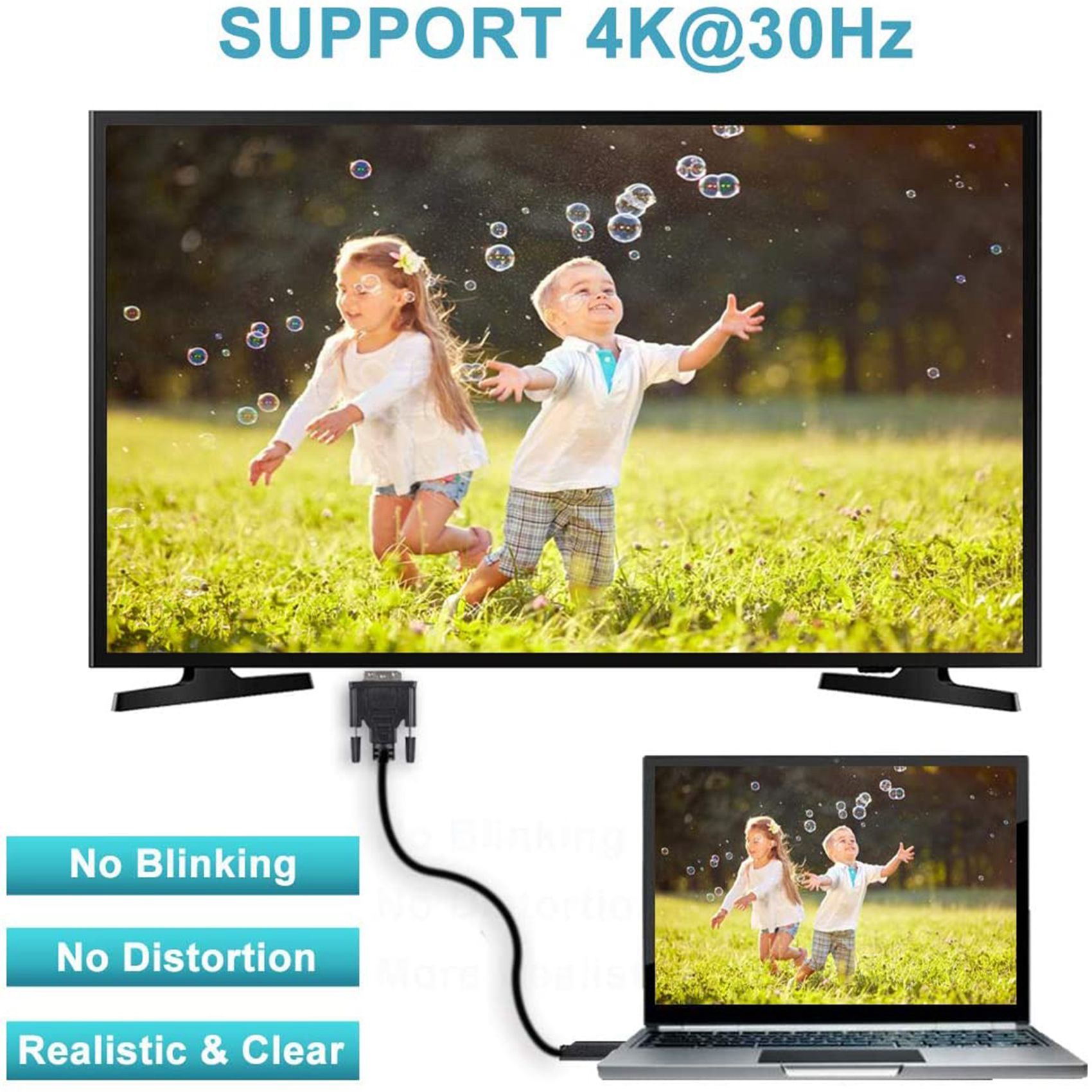 Cble USB TYPE C Vers DVI Adaptateur USB Type C Ve... - 4