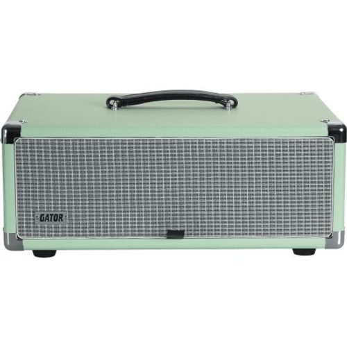 Gator Cases GR-RETRORACK-3SG Retro Rack Vintage Amp Vibe Rack Case 3U Seafoam Green