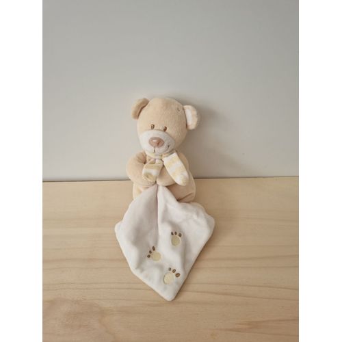 Doudou Ours Beige Pommette