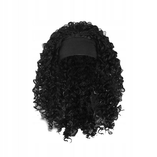 Perruque Afro Bouclée Élégante Moyenne Pour Femme De 46 À 55 Cm
