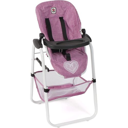 Chaise Haute Pour Poupées Jean Rose