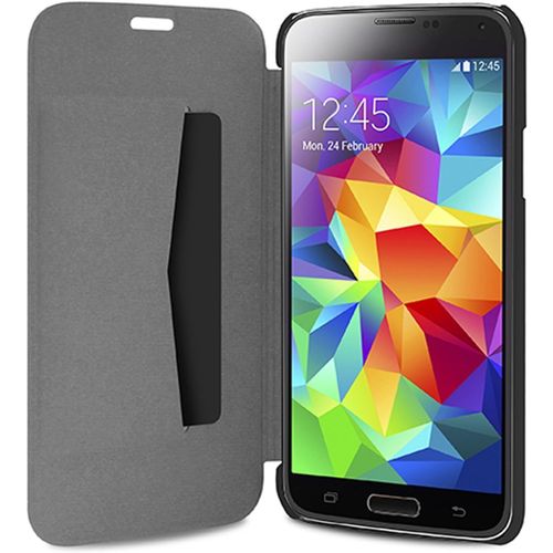 Sgs5bookcblk Etui Folio En Eco-Cuir Pour Samsung Galaxy S5 Noir
