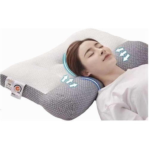 Oreiller Super Ergonomique Pour L'apnée Du Sommeil, Oreiller De Soutien Du Cou, Oreiller Orthopédique Pour Le Sommeil Profond Et L'apnée Du Sommeil, Oreiller Ergonomique Pour Le Cou Et Les
