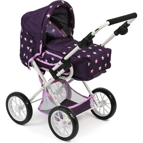 Poussette Combinée Leni Étoiles Violet