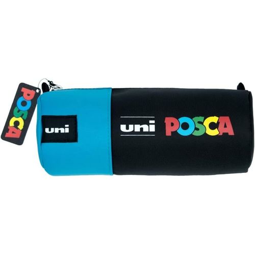 Trousse Scolaire Bleu Noir 8,5 X 19,5cm, Rouge(Rosso), Trousse Fourre-Tout