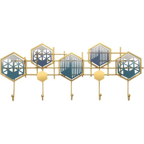 Patères Murales, Porte-Manteau Classique Chinois En Métal Avec 5 Crochets, Porte-Manteau, Décoration D'intérieur, Crochets Muraux For Vêtements For Entrée, Salon