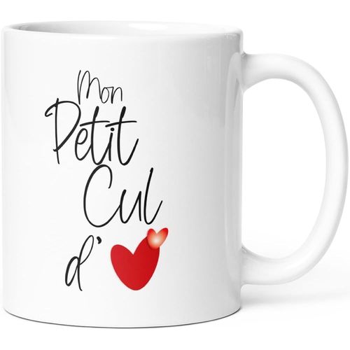 Mug Humour Petit Cul D¿Amour Tasse Message Drôle Sexy Idée Cadeau Original Pour Femme Homme Amie Ami Couple Amoureux Collègue Copine Copain Coquin Anniversaire St Valentin Noël.