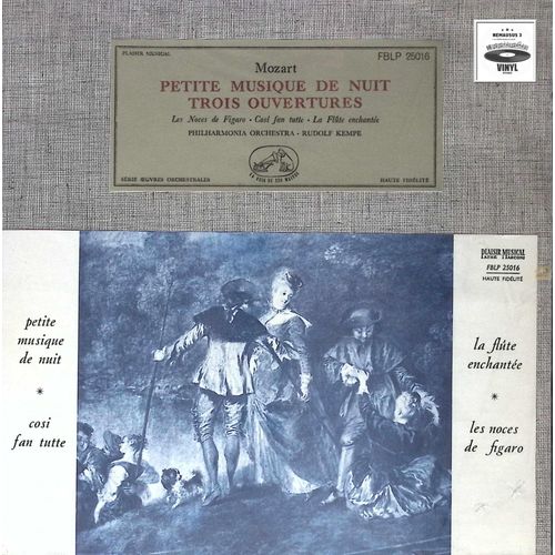 Rudolf Kempe - Mozart :Petite Musique De Nuit - Trois Ouvertures - Noces De Figaro - Cosi Fan Tutte - La Flute Enchantée