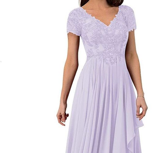 Robes De Soirée Fines En Mousseline De Soie À Col En V Et Autres Modèles Du Site Web