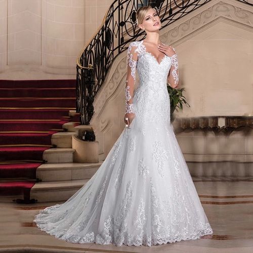 Robes De Mariée D'été Robes De Mariée Asymétriques Robe De Mariée À Large Ourlet En Dentelle Soluble À L'eau Robe De Mariée Traînante