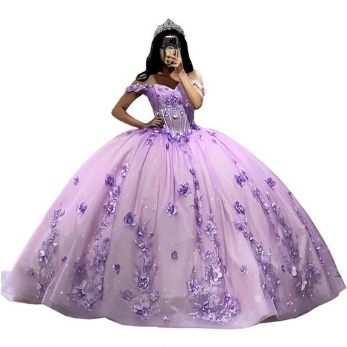 Robe De Soirée Robe Asymétrique Robe Fourreau Bar Mitzvah Robe Princesse Robe À Fleurs Stéréoscopiques Appliquées Robe De Soirée