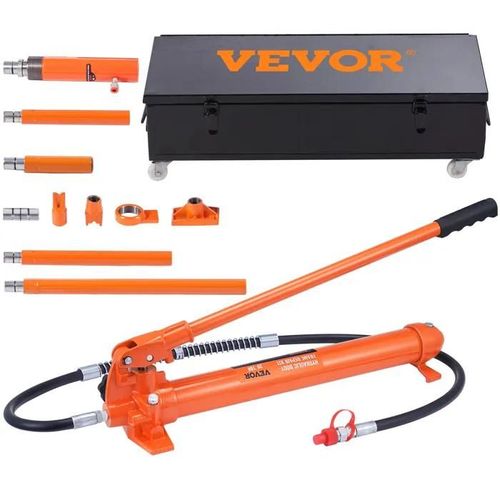 Vérin Hydraulique - Vevor - 20 T Coffret De Vérins Hydrauliques Presse Hydraulique Pour Carrosserie Carrossier 145mm