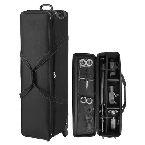 Valise à Roulettes pour Équipement de Studio-VEVOR-131x36,5x38 cm-pour Pied Éclairage, Trépied, Télescope