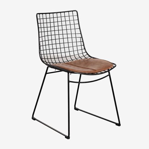 Pack De 4 Chaises De Salle À Manger En Acier Renee Noir