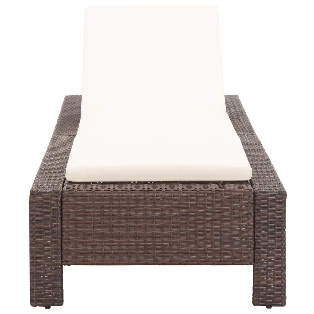 Transat Avec Coussin Marron R�sine Tress�e - 4