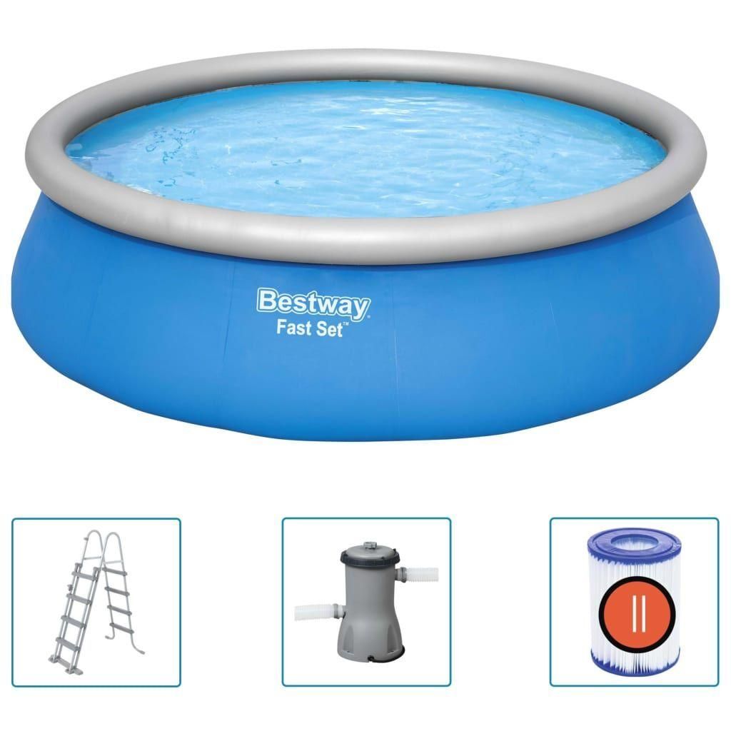 Bestway - Fast Set - Piscine gonflable avec pompe de filtration et �chelle ...