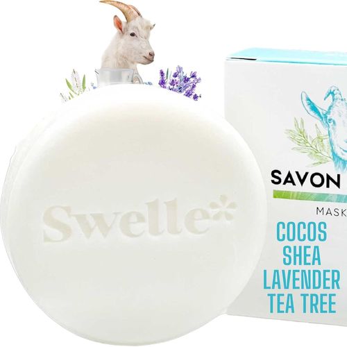Savon Solide Masque Lait De Chevre Vi Miel 110gr Shea Moisture Shampoing 1pc Gommage Corps Vi ,Masque Point Noir Vi Acne Psoriasis Eczema, Soins Pour Le Vi Savon Lait De Chevre[X689]