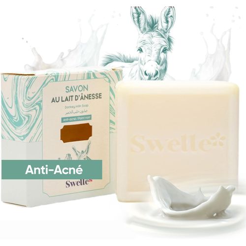 Savon Lait D'anesse 100gr Savon Solide Vi 1pc Savon Masque Vi Corps, Masque Point Noir Vi Acne Eczema Ride Psoriasis | Gommage Vi Soins Pour Le Vi ,Skin Care Masque Beauté[X178] 