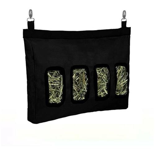 Sac D'alimentation Pour Animaux De Compagnie Mangeoire De Foin De Cochon D'inde Sac De Foin De Lapin Sac D'alimentation Suspendu Pour Petit Herbivore 46428cm Noir