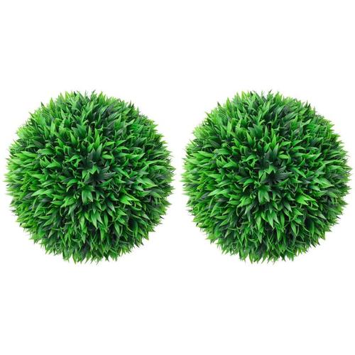 Boules de buis artificielles 2 pcs 38 cm