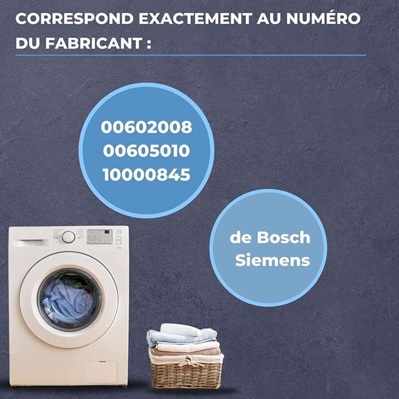 Tamis filtre  charpie pour lave linge et sche linge I Pic... - 5