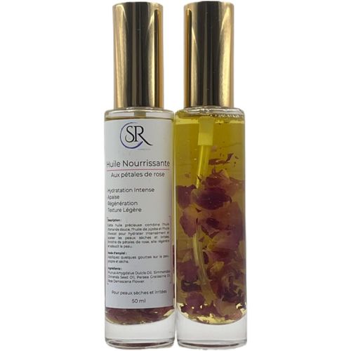 Élixir Sublime Roses & Huiles Précieuses ¿ Huile Nourissante ¿ Soin Vi Et Corps Hydratant, Nourrissant & Régénérant ¿ Huiles D'amande Douce, Avocat & Jojoba ¿ 100% Naturel, Tous Types De Pea[X452] 